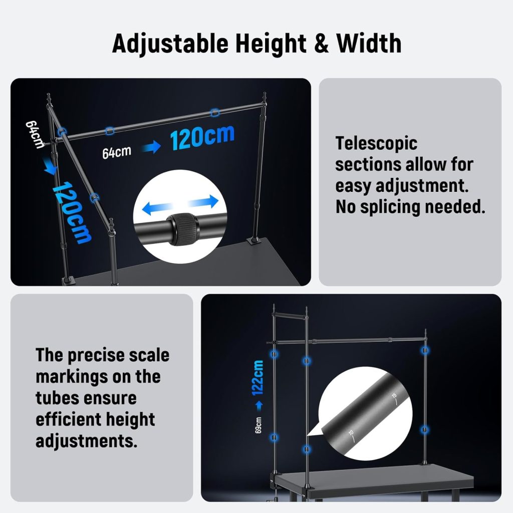 NEEWER NK003 Overhead Camera Mount Rig Measurements